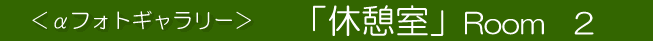 αPhotogallery　休憩室No2